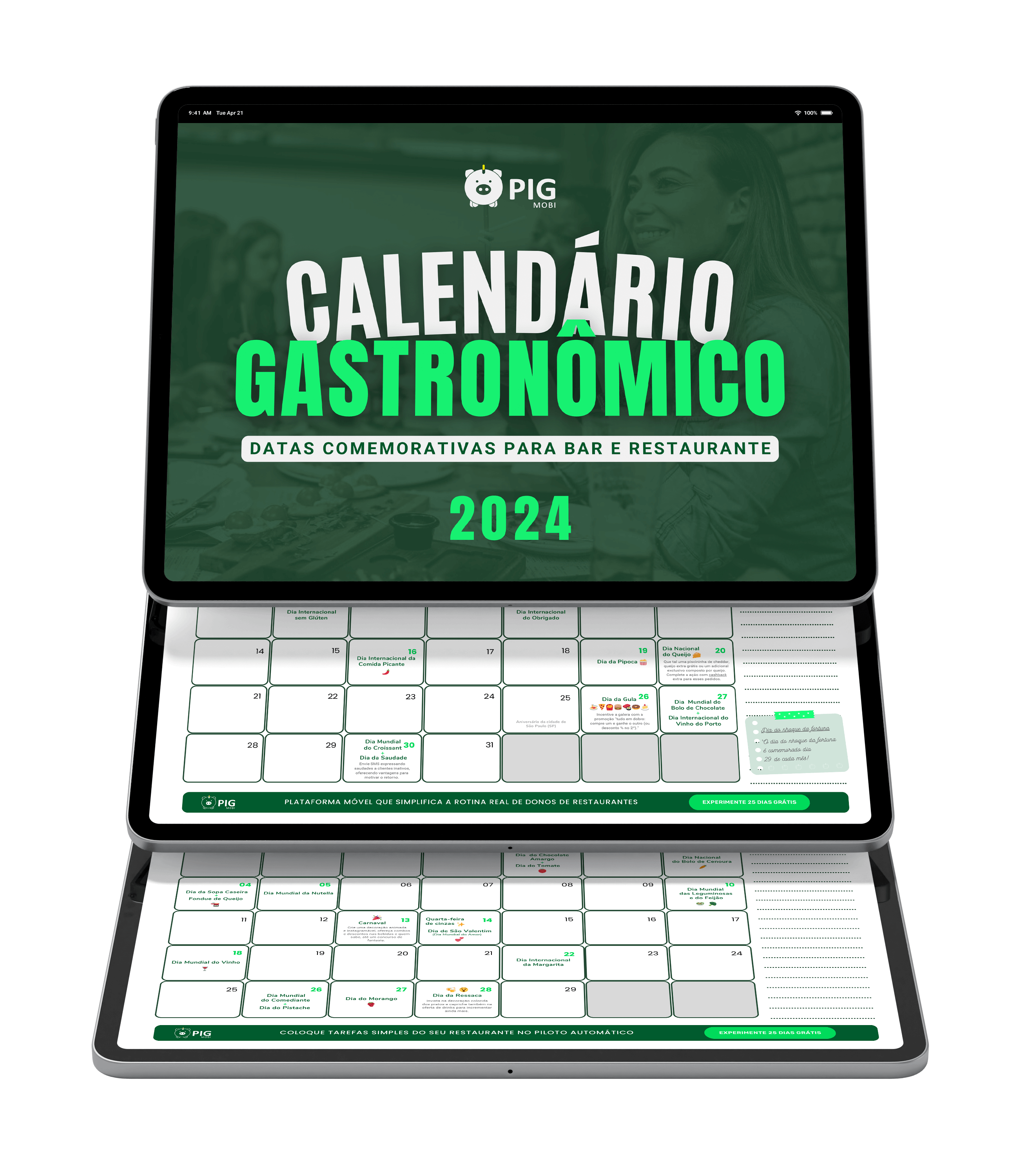Calendário Gastronômico 2024 Mais de 150 Datas Comemorativas